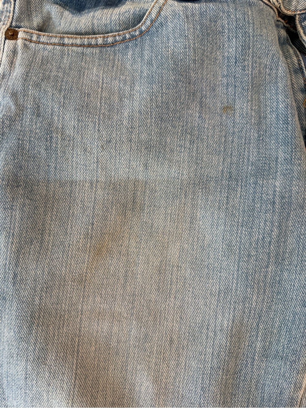Vintage Guess G.J. USA Made Light Wash Bootcut Jeans Size 30 - Picture 6 of 6
